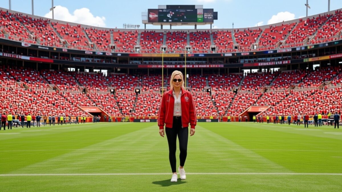 Brittany Mahomes readuce stilul Baywatch cu un costum de baie roșu