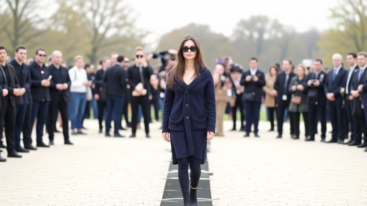 Gucci prezintă noua campanie cu Emily Ratajkowski într-o jachetă statement