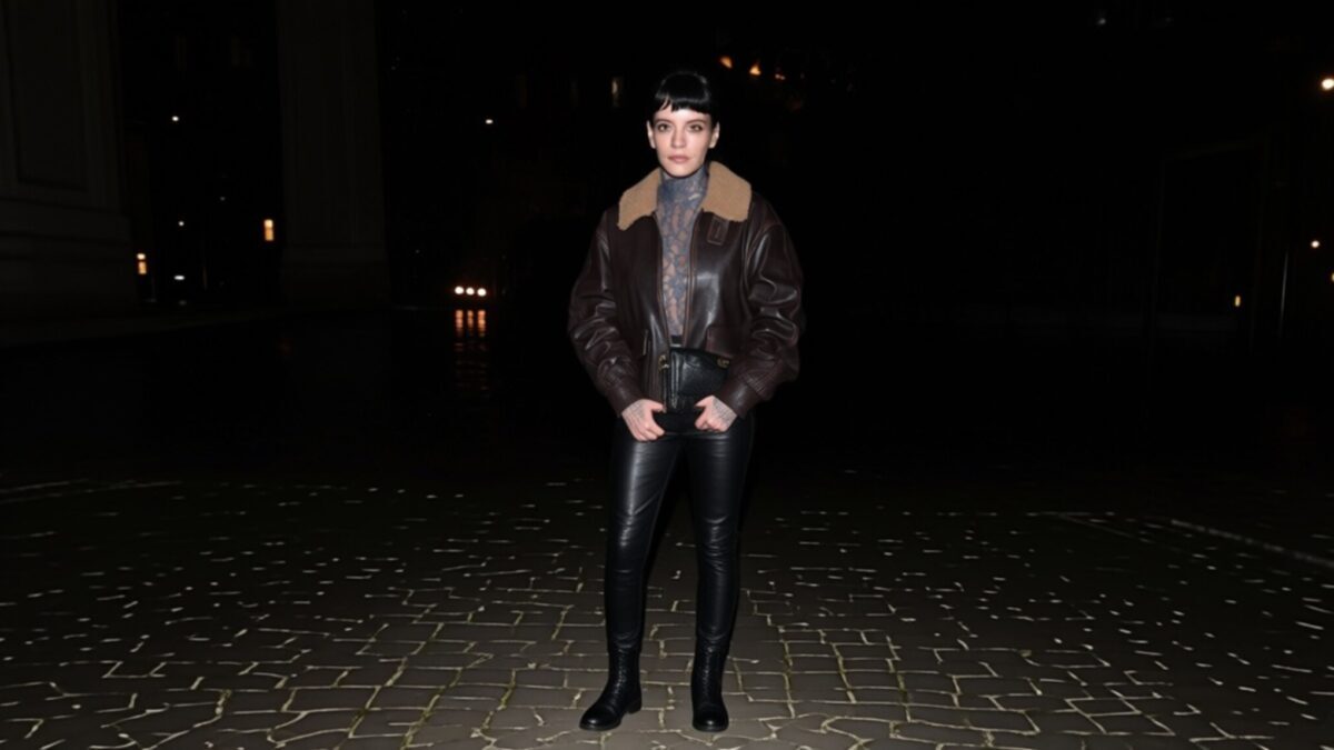 Lily Allen a purtat o rochie Valentino complet transparentă la Roma