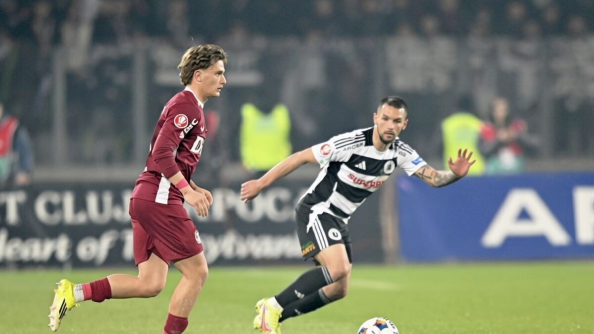 Lorenzo Biliboc marchează 6 goluri pentru CFR Cluj în primul său sezon la seniori