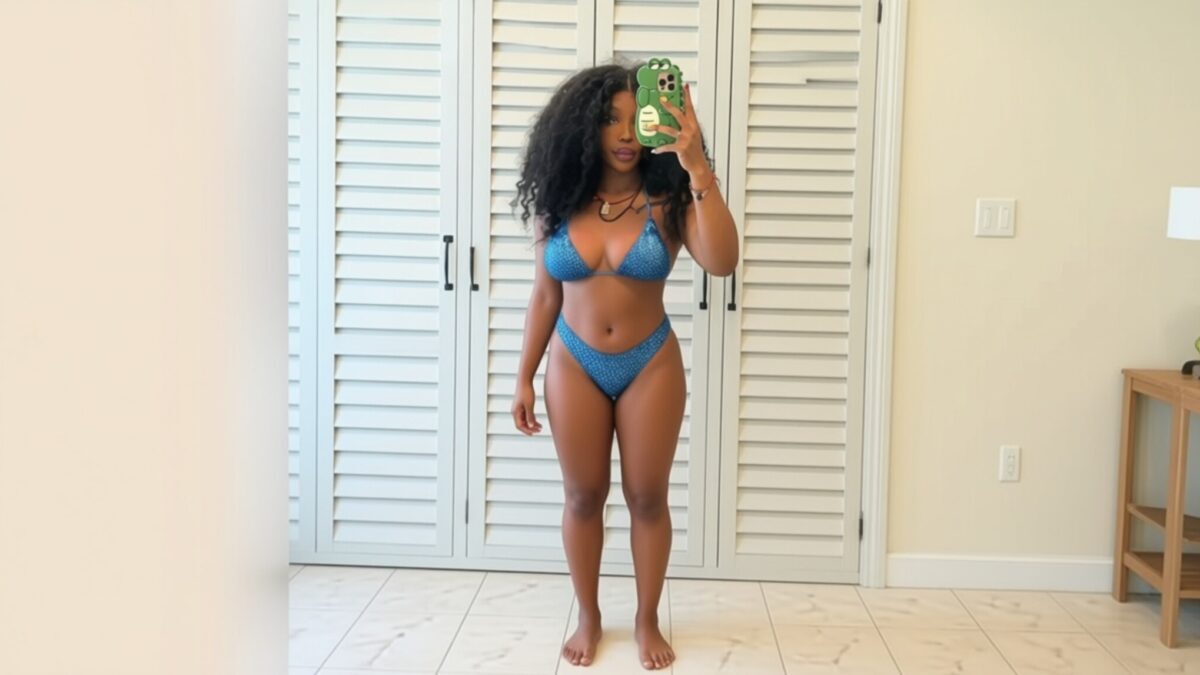 SZA a publicat poze in bikini si a strans mii de aprecieri pe Instagram