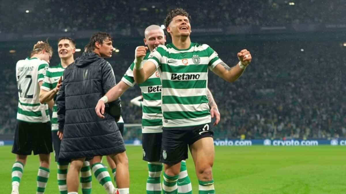 Sporting Lisabona întoarce un 0-3 și marchează un gol record în Champions League