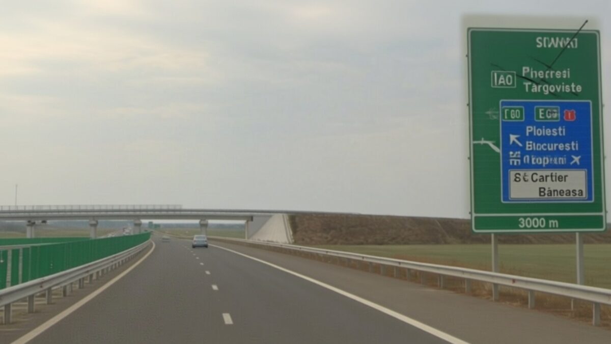 Autostrada A0 s-a fisurat la Balotești pe un lot deschis în noiembrie 2023