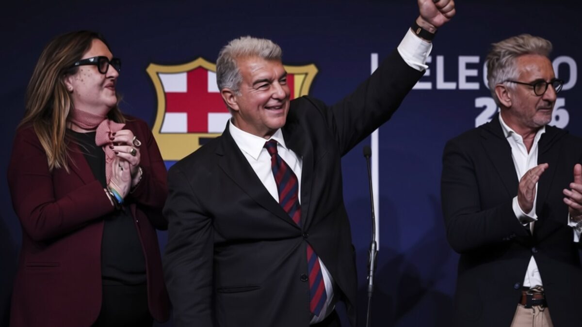 Joan Laporta câștigă la Barcelona cu 68% și promite „cei mai frumoși ani”