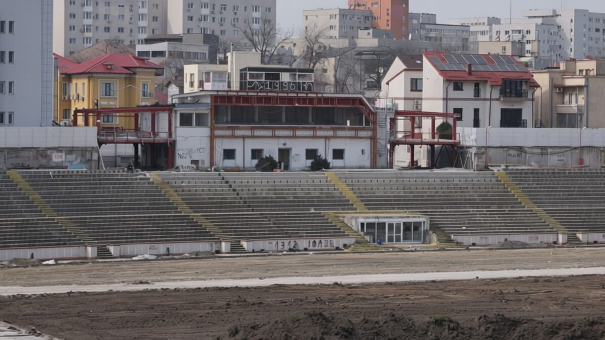 Stadionul Dinamo de 25.000 de locuri are lucrările oprite. Noul termen este 2028