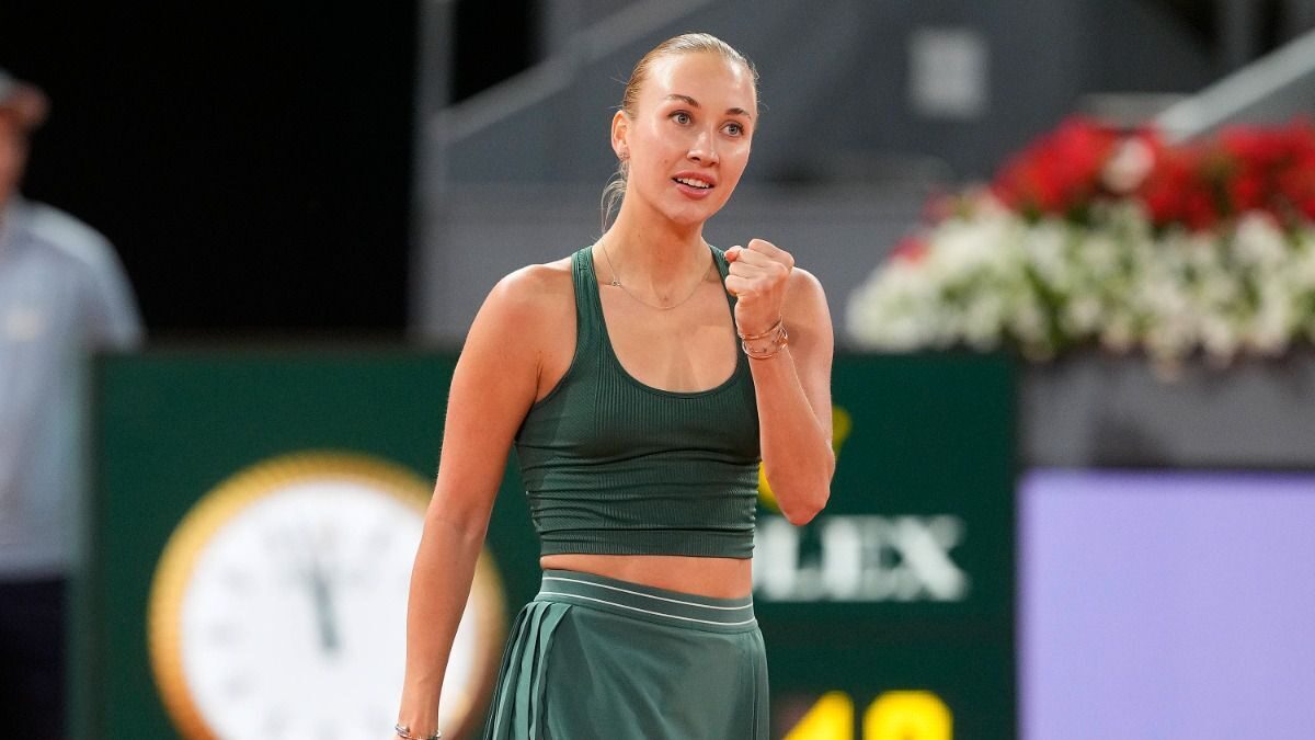 Jucătoarea de pe locul 56 WTA o elimină pe Elena Rybakina la Madrid