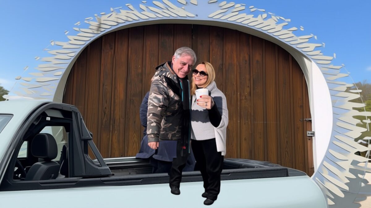 Andreea Esca a petrecut Paștele la Porumbacu de Sus în afacerea de familie