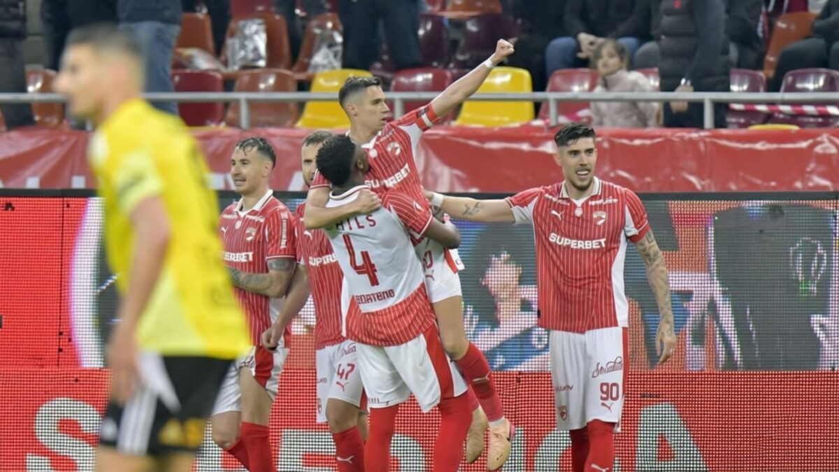 Dinamo învinge liderul U Cluj cu 2-1 și obține prima victorie în play-off