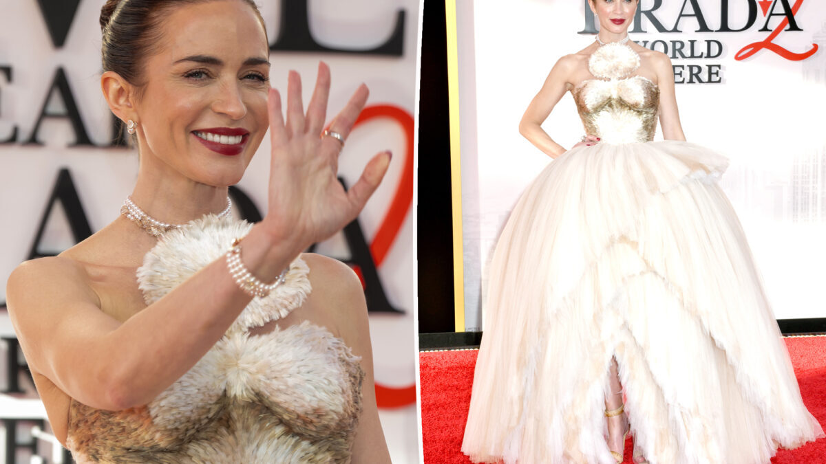 Coafura lui Emily Blunt de la premieră obținută cu un produs de 13 dolari