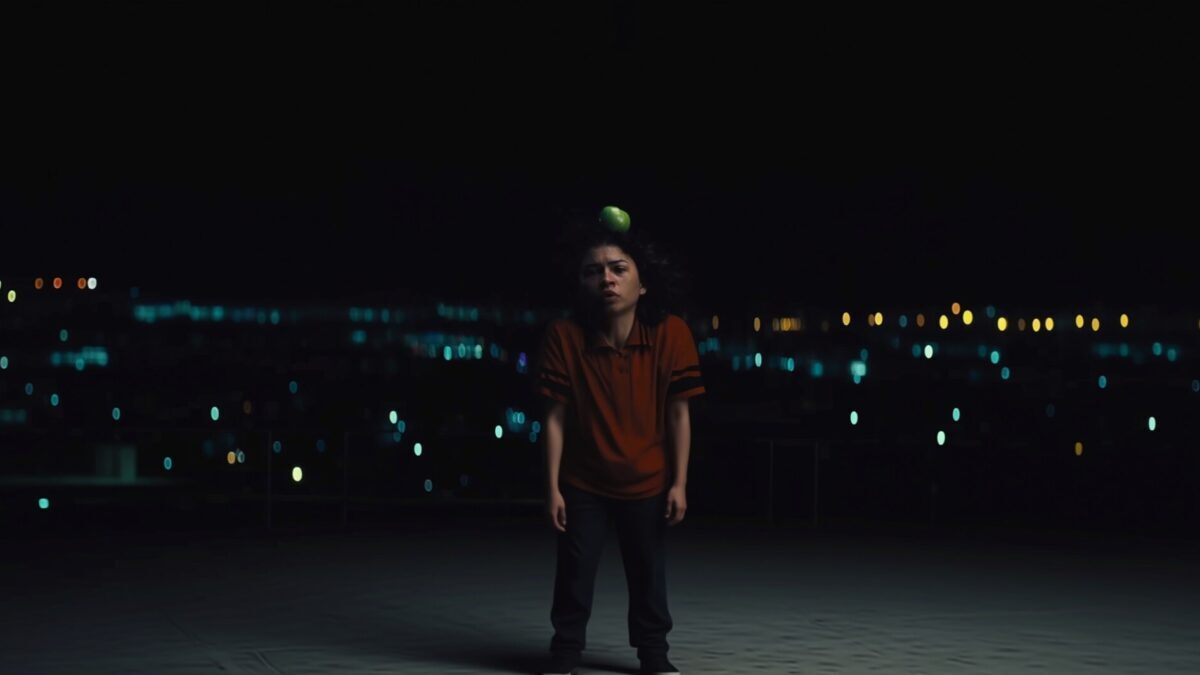 Euphoria Sezonul 3 dezvăluie secretele scenei cu mărul de pe capul Zendei
