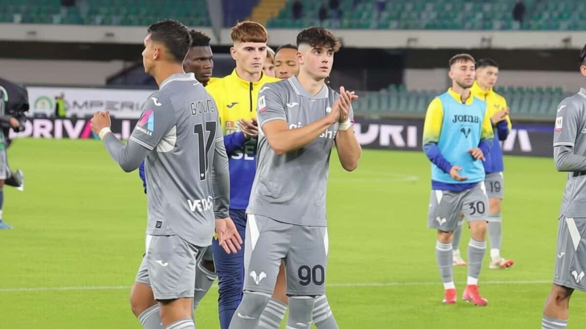 Ioan Vermeșan a jucat 45 de minute pentru Verona împotriva lui AC Milan
