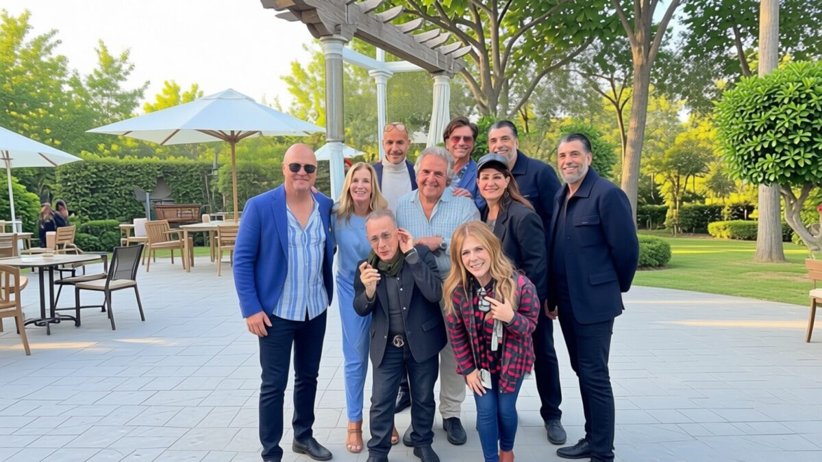 John Stamos (62) petrece Paștele cu Tom Hanks și o gașcă de staruri grecești