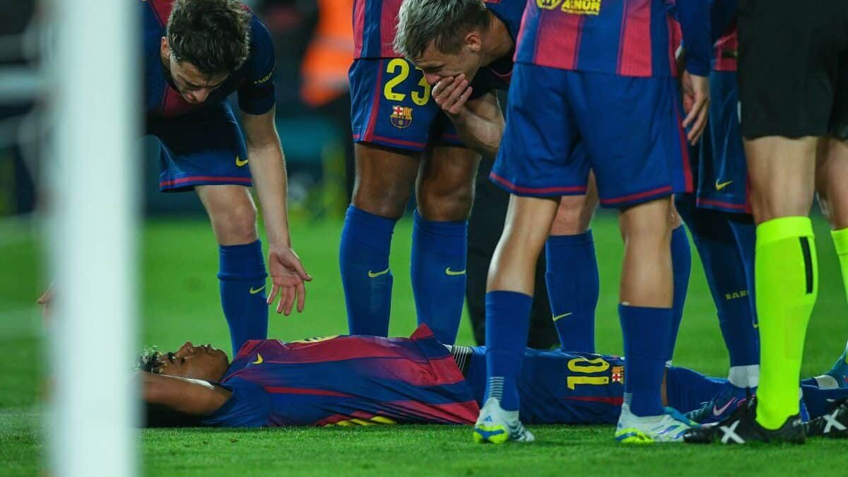 Lamine Yamal, sezon încheiat la Barcelona după accidentarea din meciul cu Celta