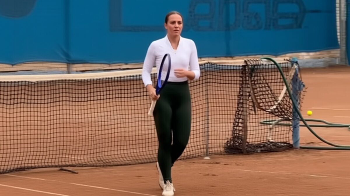 Marta Kostyuk, locul 27 WTA, se antrenează sub alarmele antiaeriene din Kiev