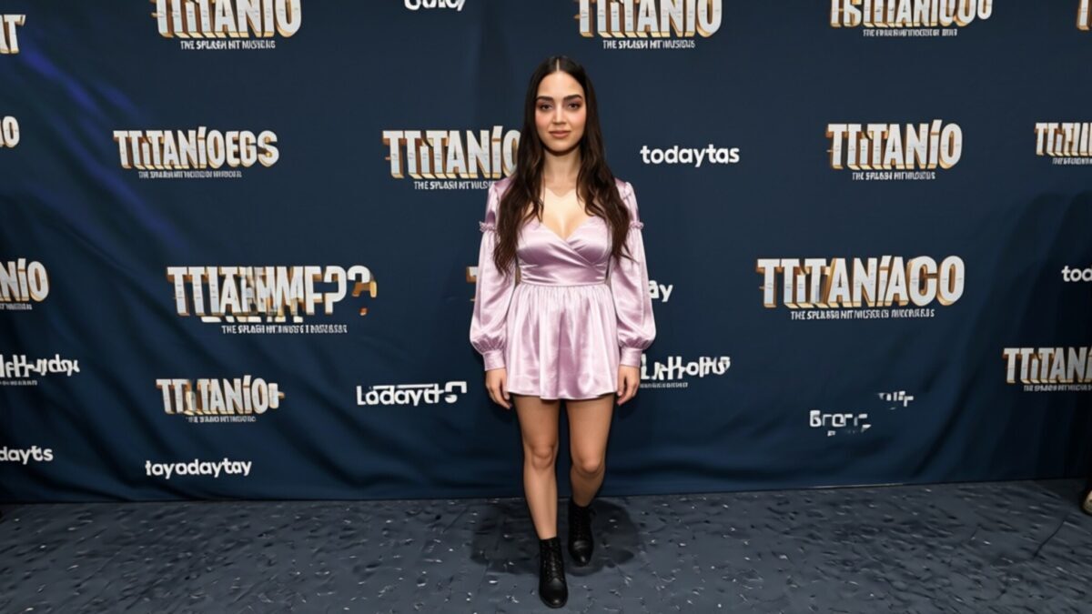 Melissa Barrera a impresionat într-o rochie mini roz la premiera Titaníque
