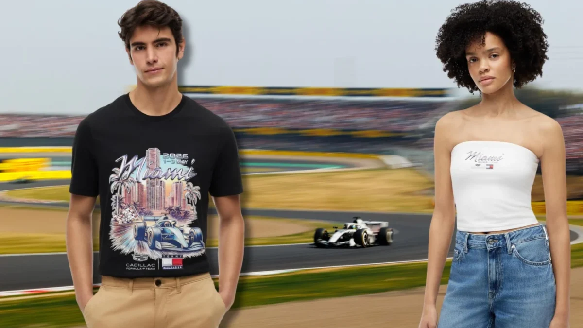 Colecția Tommy Hilfiger și Cadillac F1 costă 350 de dolari și e aproape epuizată