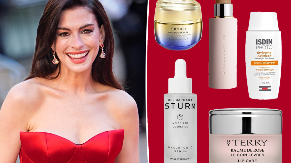 Anne Hathaway dezvăluie crema de 145 de dolari din arsenalul său de frumusețe