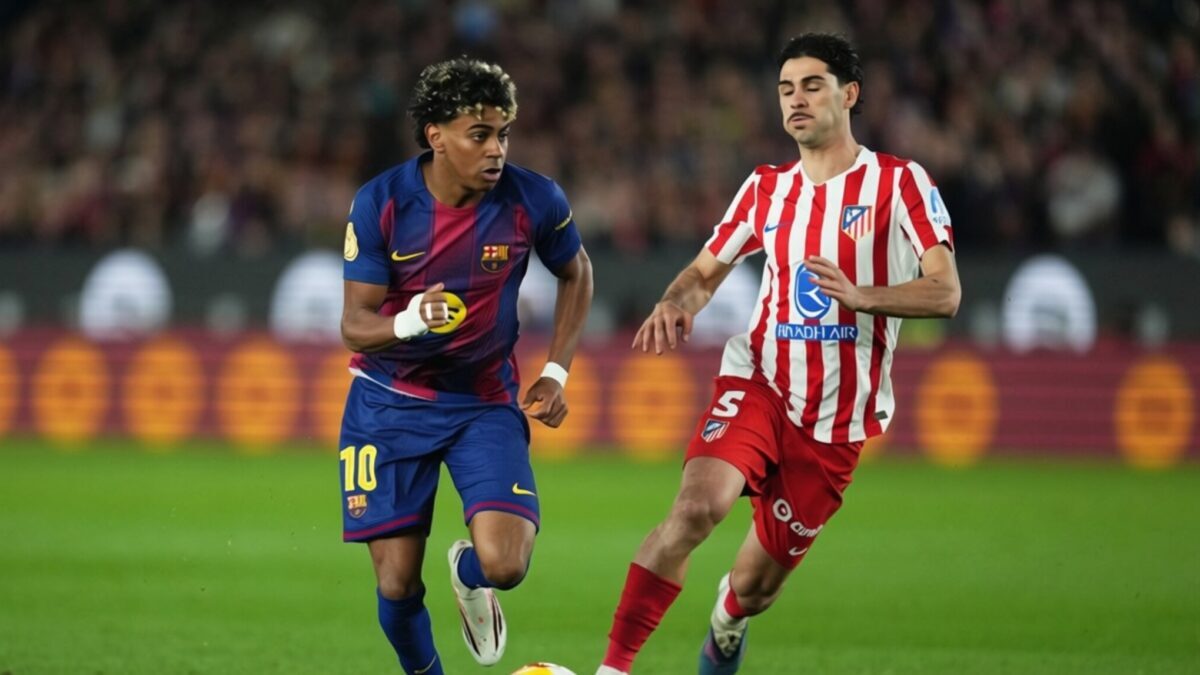 Barcelona își apără avansul de 4 puncte în derby-ul cu Atletico Madrid