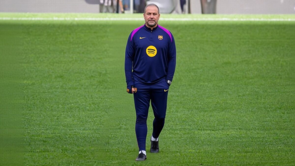 FC Barcelona primește gazon de 26 mm după intervenția antrenorului Flick