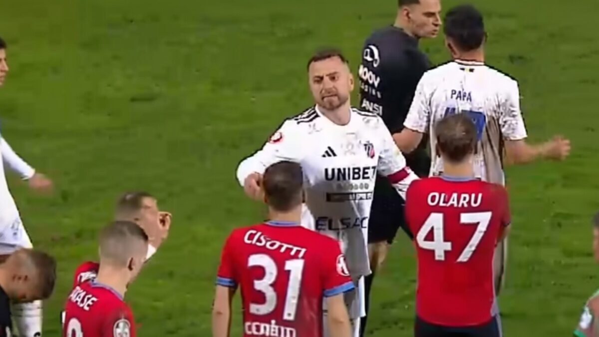 Florin Tănase și-a salvat un adversar de eliminare în meciul Botoșani – FCSB 3-2