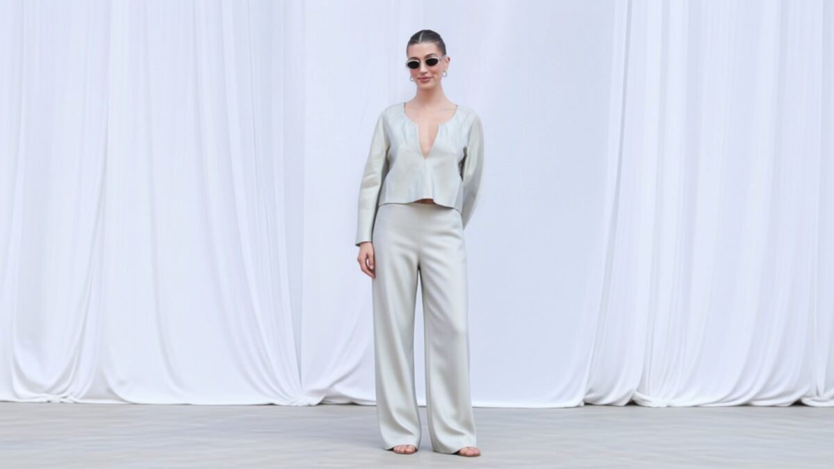 Campania YSL cu Hailey Bieber aduce ținute îndrăznețe la 29 de ani