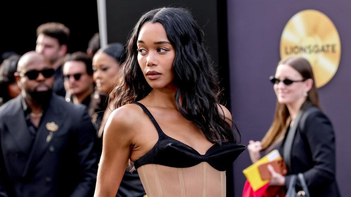 Laura Harrier uimește la premiera Michael la 36 de ani cu o ținută transparentă