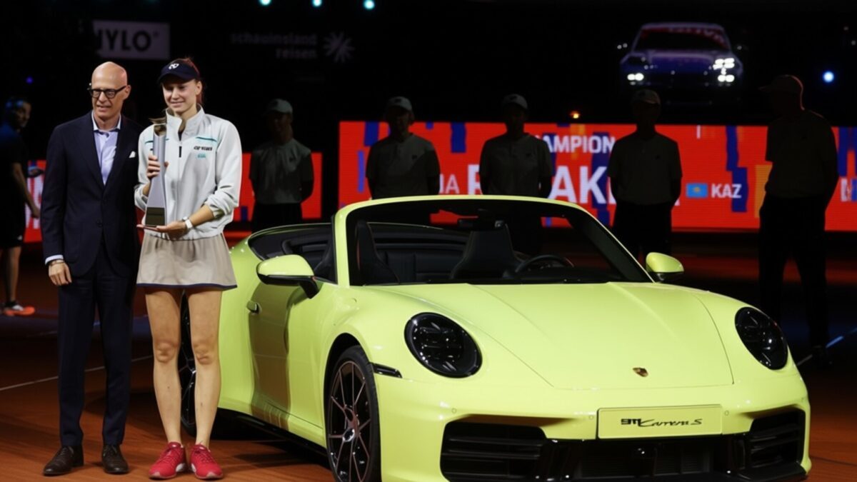 Porsche 911 Carrera S câștigat de Rybakina după a 25-a victorie din sezon