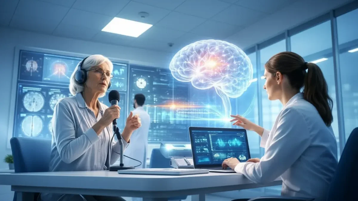 Un nou sistem AI depistează Alzheimer în sub 60 de secunde prin analiză vocală