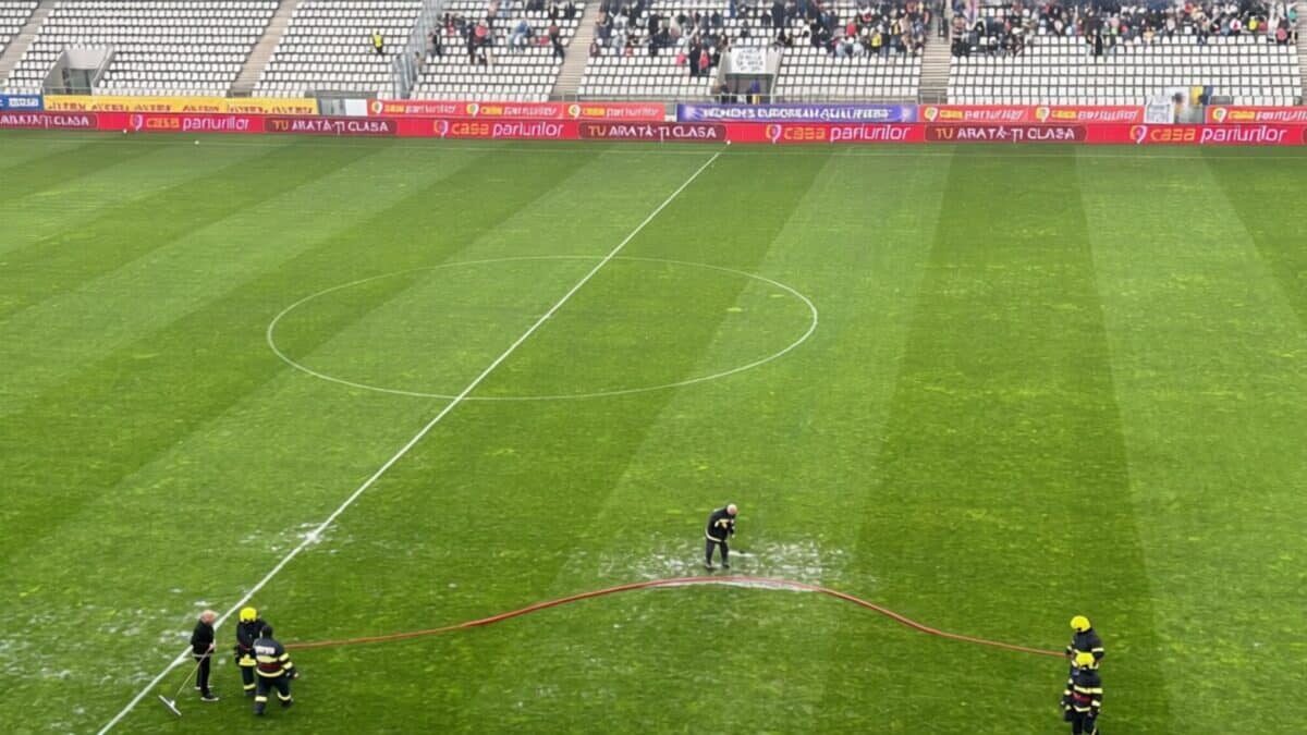 Stadionul de 37 milioane euro Arcul de Triumf inundat la prima ploaie serioasă