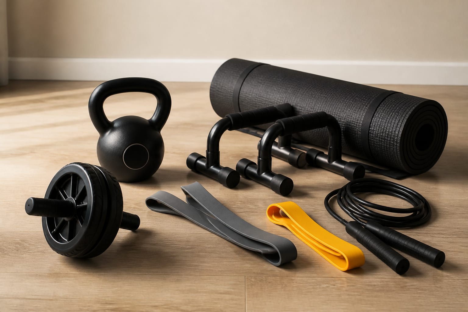 7 echipamente fitness potrivite pentru locuințe mici cu prețuri între 109,99 și 3.499,99 lei