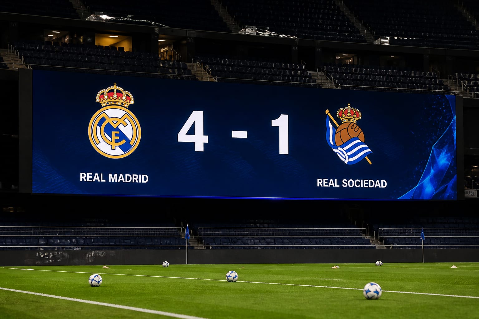 Kylian Mbappe a reușit un hat-trick în victoria lui Real Madrid cu 4-1 contra Real Sociedad