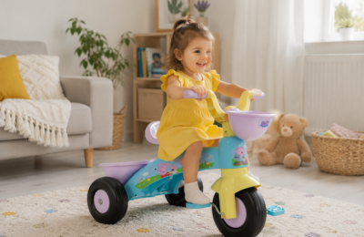 Tricicleta pentru copii de 1-2 ani: ce verifici înainte să cumperi